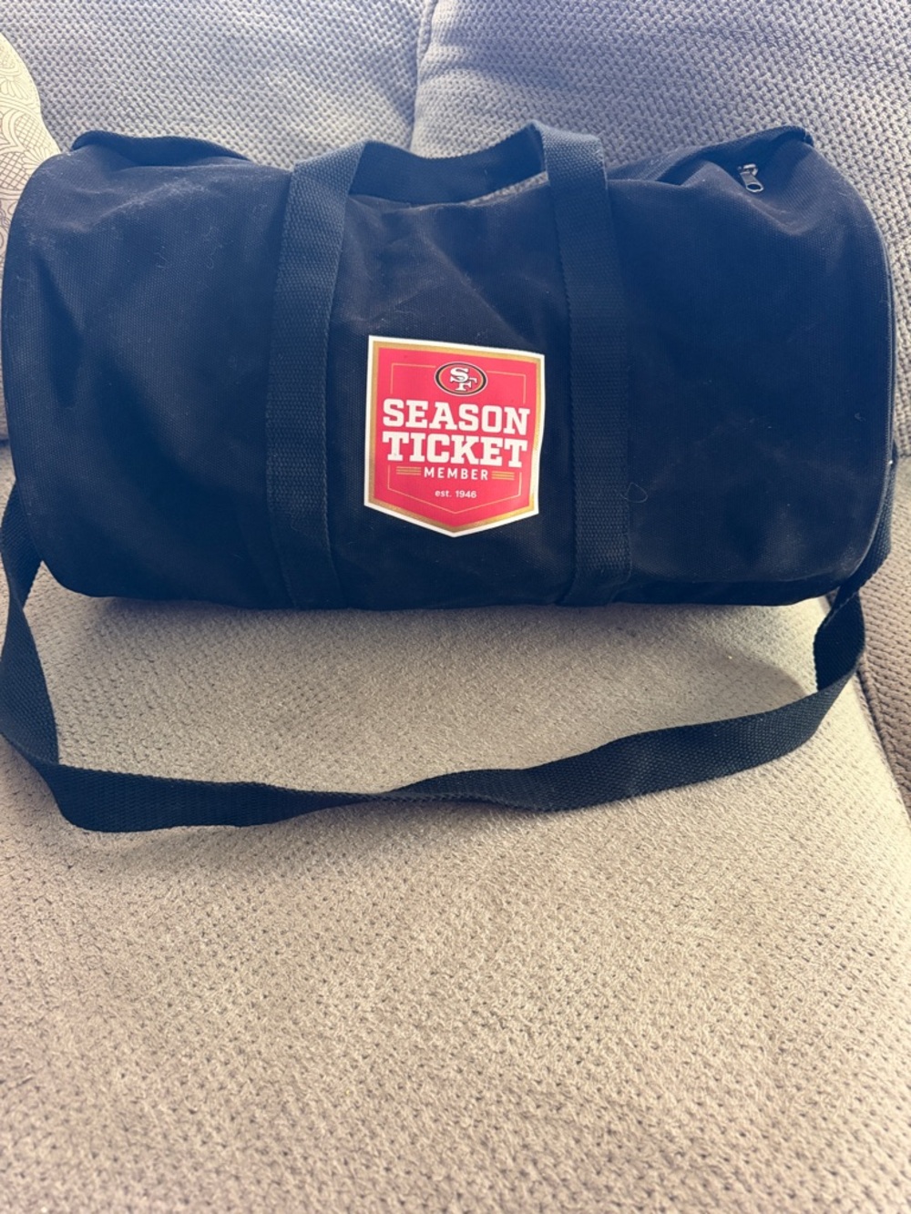 Season ticket holder San Francisco duffel bag